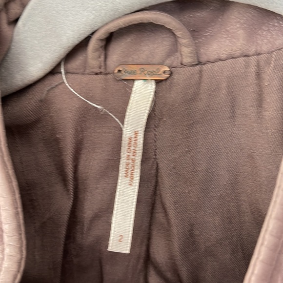 Free People Clean Vegan Faux Leather Jacket 2 - Picture 8 of 8